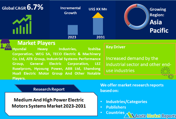 Medium And High Power Electric Motors Market