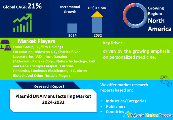 Plasmid DNA Manufacturing Market