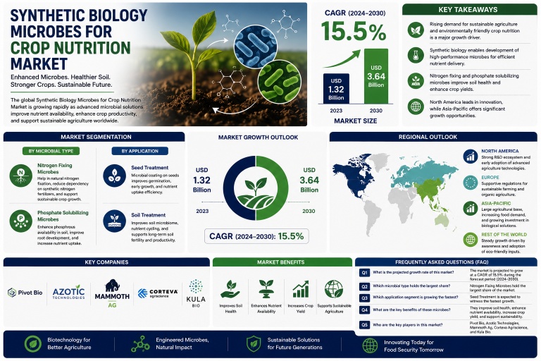 Synthetic Biology Microbes for Crop Nutrition Market - Growth, Share, Opportunities & Competitive Analysis, 2026 - 2034